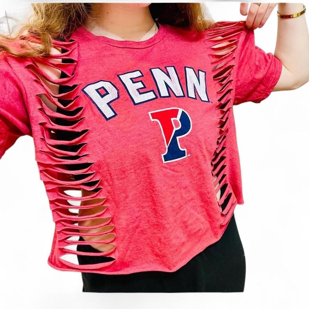 Original-retro-brand Women's Red U penn t shirt